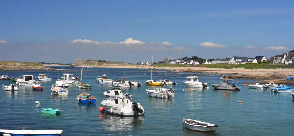 Bateaux dans le port de Portivy, presqu’île de Quiberon